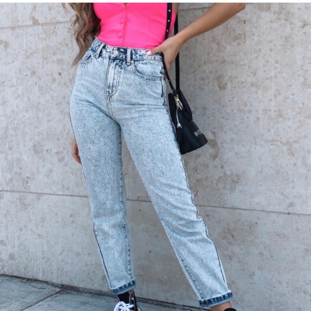 White fox boutique boyfriend jeans xs - Picture 3 of 3